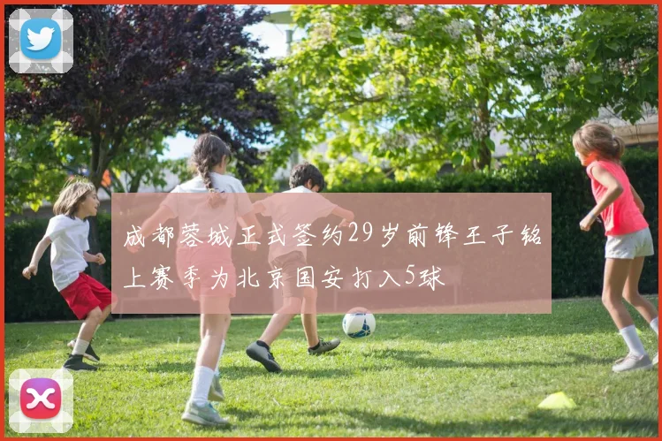 成都蓉城正式签约29岁前锋王子铭上赛季为北京国安打入5球